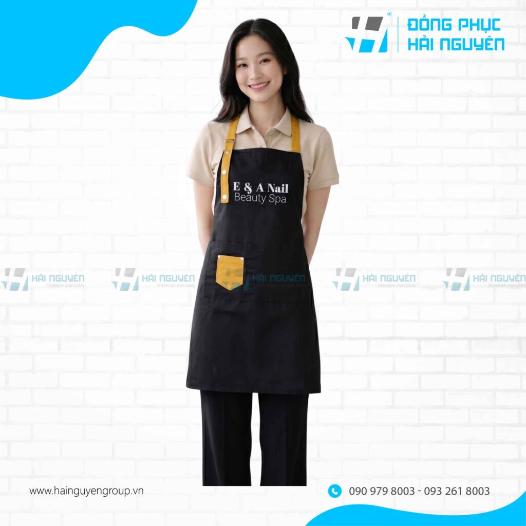 Tạp dề phối màu