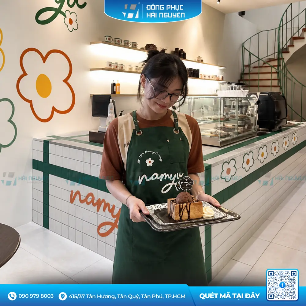Tạp Dề Quán Cafe Đẹp: Cách Chọn & Mẫu Hot 2026