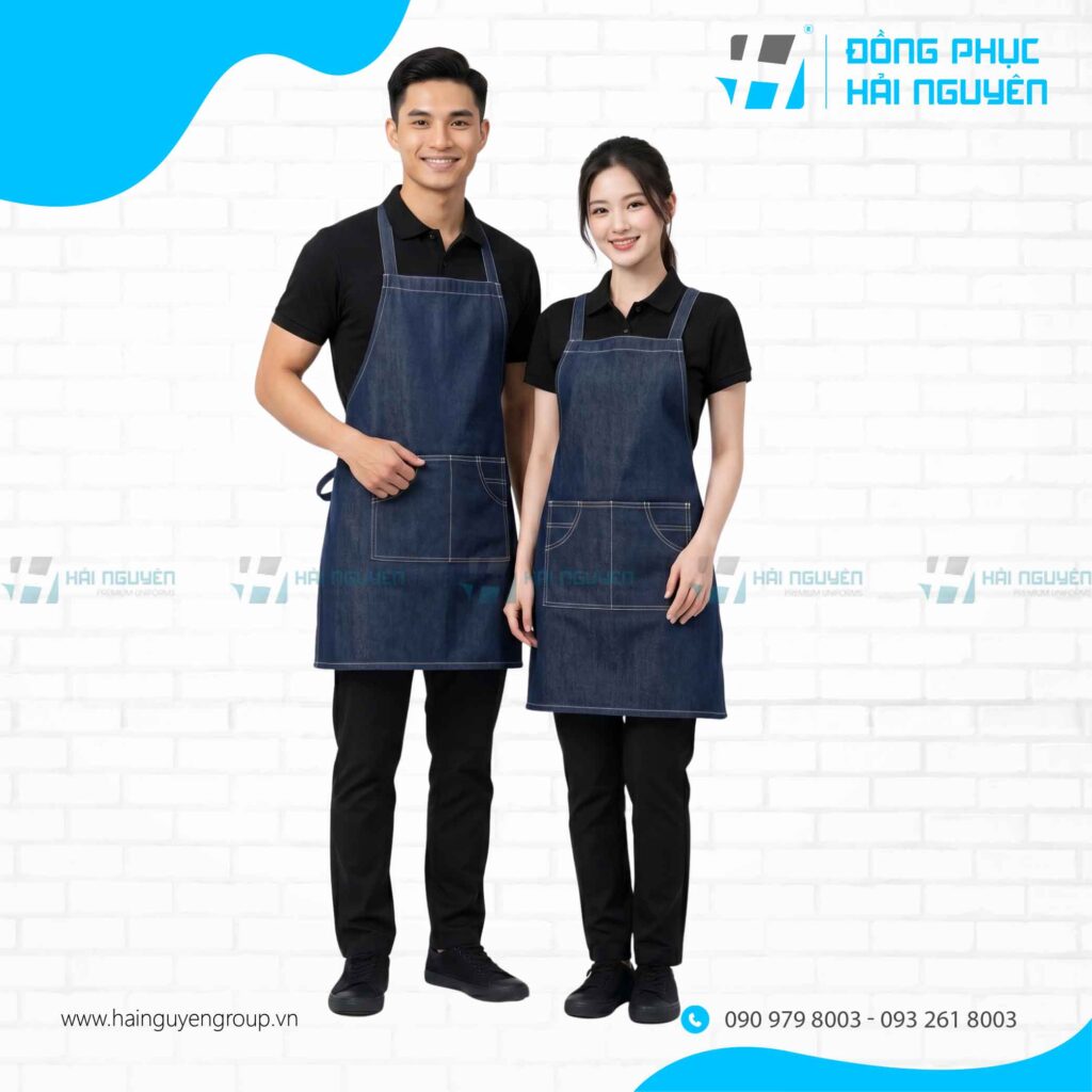 Tạp dề jean, canvas