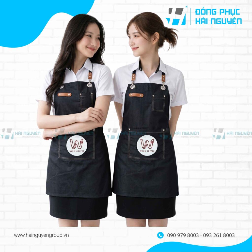Hải Nguyên nhận may tạp dề quán cà phê tại TPHCM