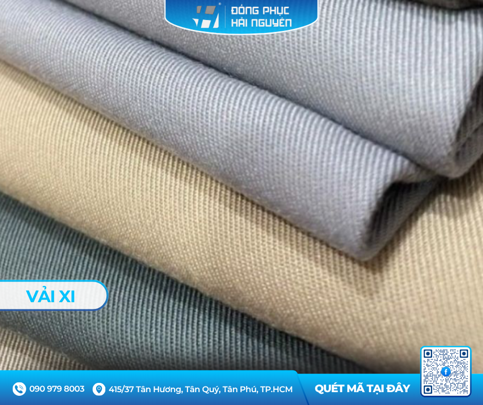 Các mẫu vải xi cao cấp chuyên dụng để may tạp dề đồng phục bền đẹp và nhẹ nhàng.